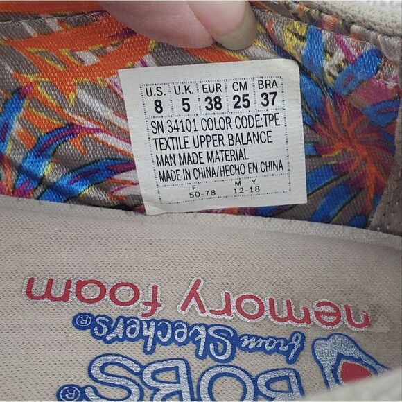 Bobs Skechers Chill Luxe Traveler In Dark Taupe With Memory Foam Size 8B - Picture 5 of 7